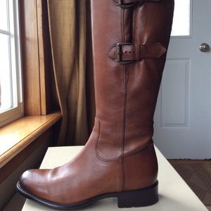 CLARKS Mullin Spice Leather Boot,8M, Like New